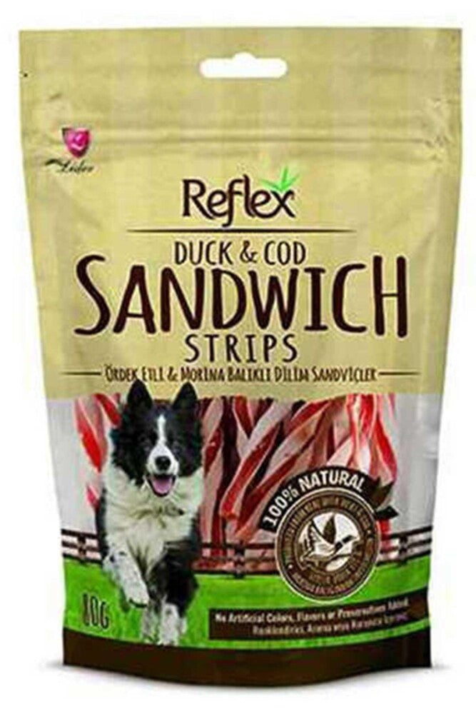 Reflex Kurutulmuş Ördek Etli Ve Morina Balıklı Köpek Ödül Maması 80 GR | SRC: Barcode: 8698995003018